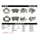 2000 Saab 9-3 Brake Caliper 12