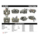 2011 Saab 9-5 Brake Caliper 37