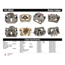 2012 Volvo S80 Brake Caliper 12