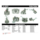 1993 Honda Accord Brake Caliper 37