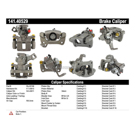 1991 Honda Prelude Brake Caliper 37