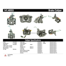 1998 Acura CL Brake Caliper 41