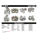 2017 Acura ILX Brake Caliper 41