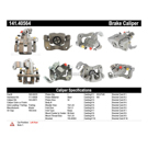 2016 Acura ILX Brake Caliper 45