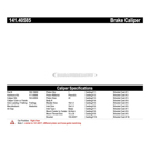 2014 Acura MDX Brake Caliper 1