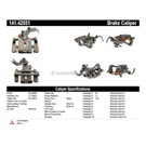 1996 Infiniti G20 Brake Caliper 37