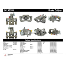 2000 Nissan Sentra Brake Caliper 37