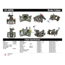 2000 Nissan Maxima Brake Caliper 45