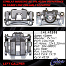2012 Infiniti FX35 Brake Caliper 4