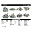 1987 Isuzu Trooper Brake Caliper 41