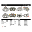 2007 Toyota Avalon Brake Caliper 12