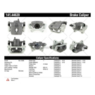 2011 Toyota Highlander Brake Caliper 10