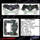 2012 Lexus IS250 Brake Caliper 9
