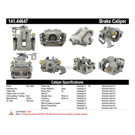 2012 Toyota Prius Brake Caliper 37