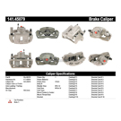 2000 Mazda Protege Brake Caliper 10