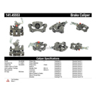 2000 Ford Escort Brake Caliper 37