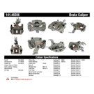 2000 Mazda 626 Brake Caliper 45