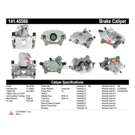 2007 Mazda 5 Brake Caliper 45