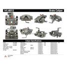 1990 Eagle Summit Brake Caliper 37