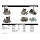 1983 Subaru DL Brake Caliper 28