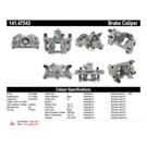 2017 Subaru Outback Brake Caliper 10
