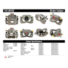 2004 Suzuki Aerio Brake Caliper 12