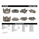 1987 Hyundai Excel Brake Caliper 12