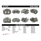 2007 Hyundai Santa Fe Brake Caliper 10