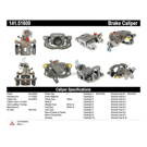 2000 Hyundai Elantra Brake Caliper 37
