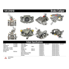 2000 Hyundai Elantra Brake Caliper 45