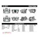 2016 Fiat 500X Brake Caliper 9