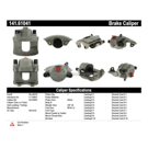 1987 Mercury Lynx Brake Caliper 11