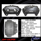 2017 Ford Taurus Brake Caliper 9