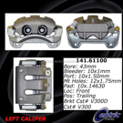 Centric Parts 141.61100 Brake Caliper 4