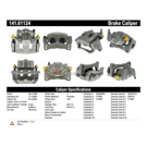 2007 Ford Edge Brake Caliper 12