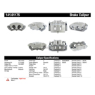 2017 Ford Mustang Brake Caliper 37