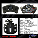 Centric Parts 141.61533 Brake Caliper 33