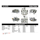 2017 Ford Mustang Brake Caliper 37