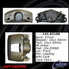 2000 Chevrolet Cavalier Brake Caliper 4
