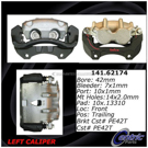 2012 Cadillac CTS Brake Caliper 1