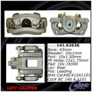 Centric Parts 141.62636 Brake Caliper 1