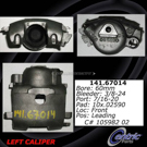 Centric Parts 141.67014 Brake Caliper 3