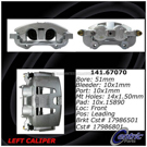 Centric Parts 141.67070 Brake Caliper 1