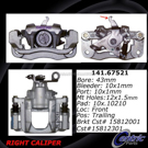 Centric Parts 141.67521 Brake Caliper 5
