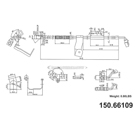 Centric Parts 150.66109 Brake Hydraulic Hose 1