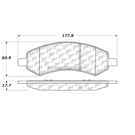 2015 Ram 1500 Brake Pad Set 1