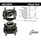 Centric Parts 400.42003 Axle Bearing and Hub Assembly 1