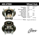 Centric Parts 400.47000 Axle Bearing and Hub Assembly 1