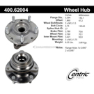 Centric Parts 400.62004 Axle Bearing and Hub Assembly 1