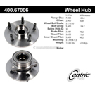 Centric Parts 400.67006 Axle Bearing and Hub Assembly 1